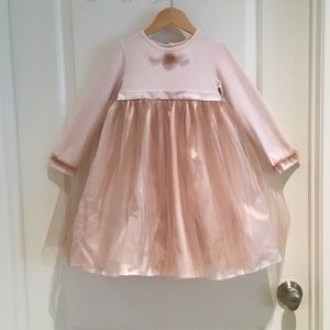 Double Tulle Layered Skirt Dress